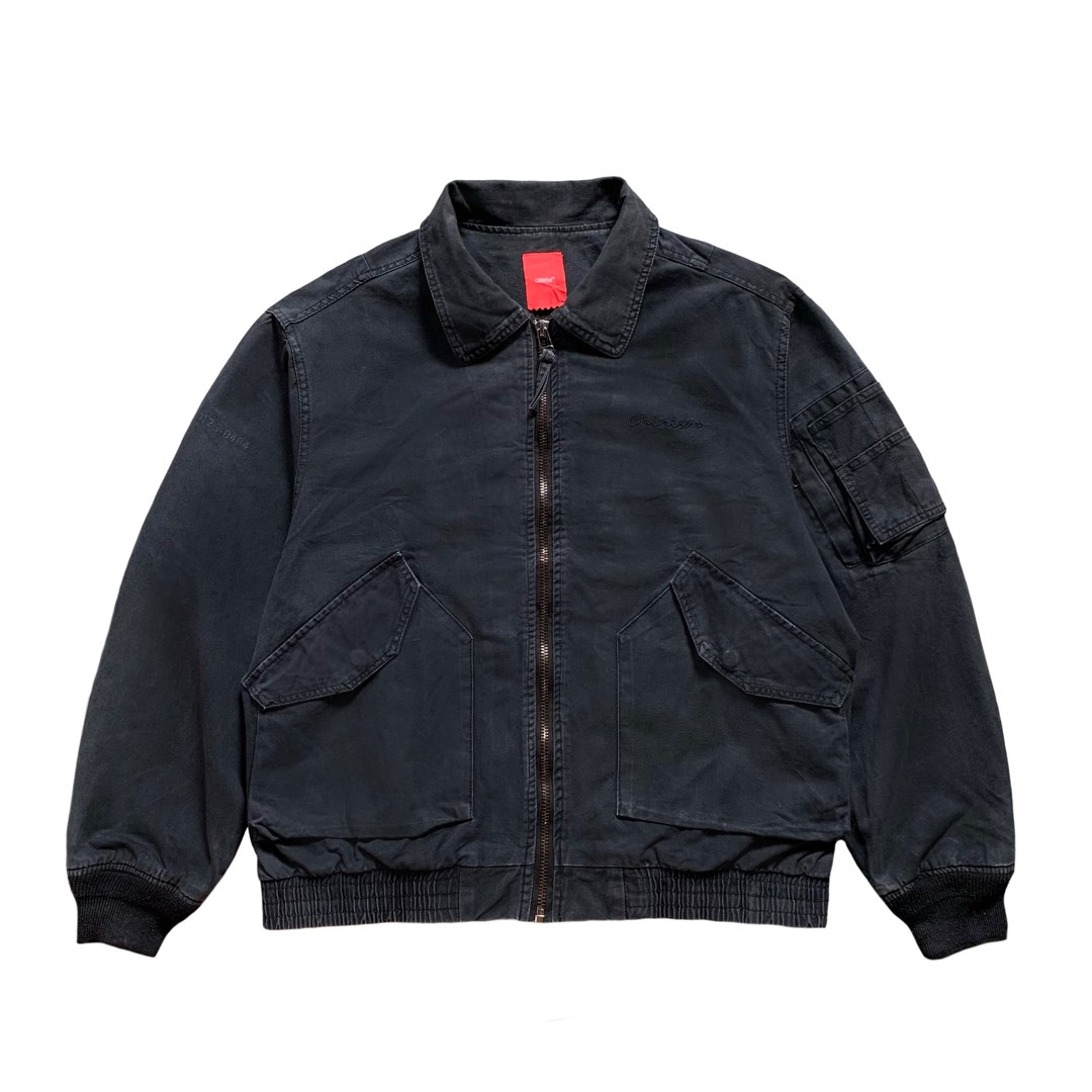 Men's Faded Black Detroit Jacket / Workwearlike Detroit Jacket / Black