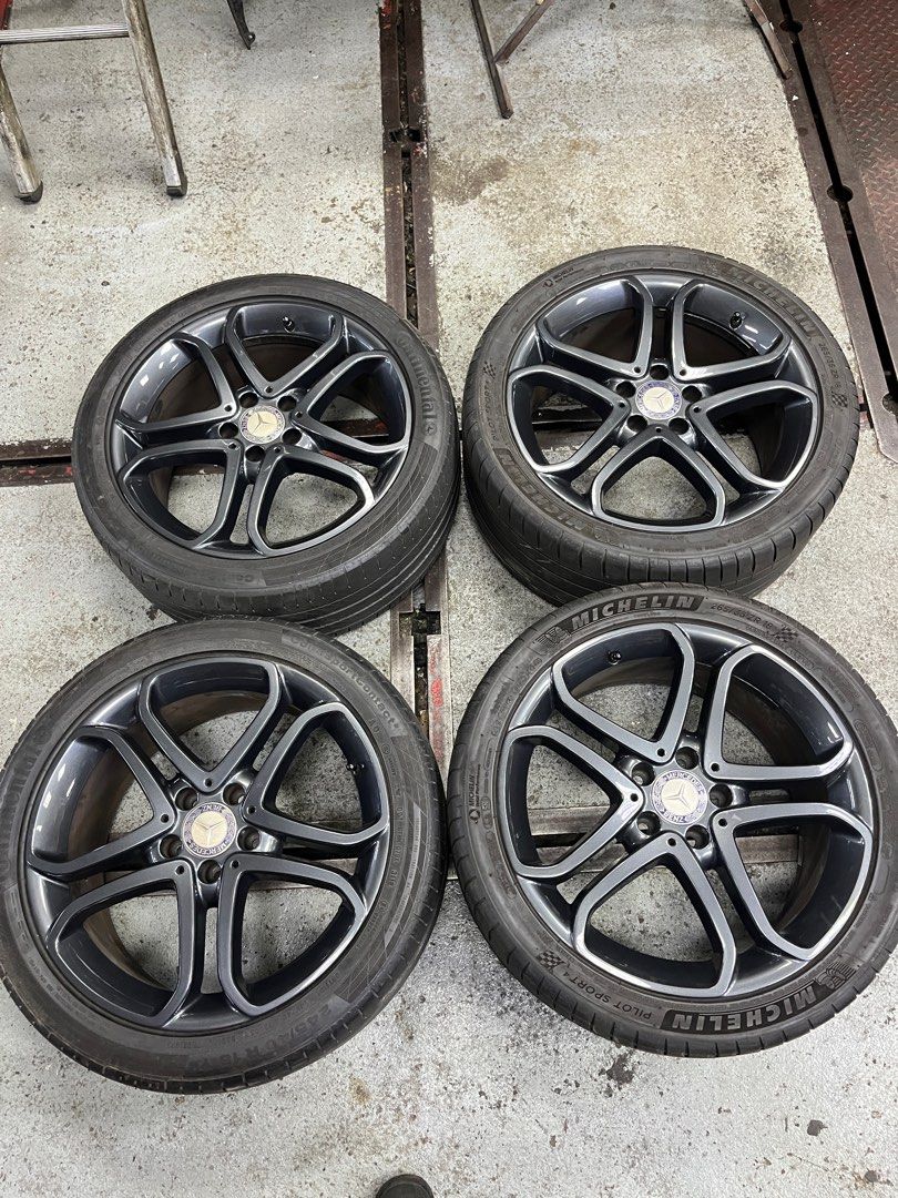 Mercedes Benz rim, Car Accessories, Tyres & Rims on Carousell