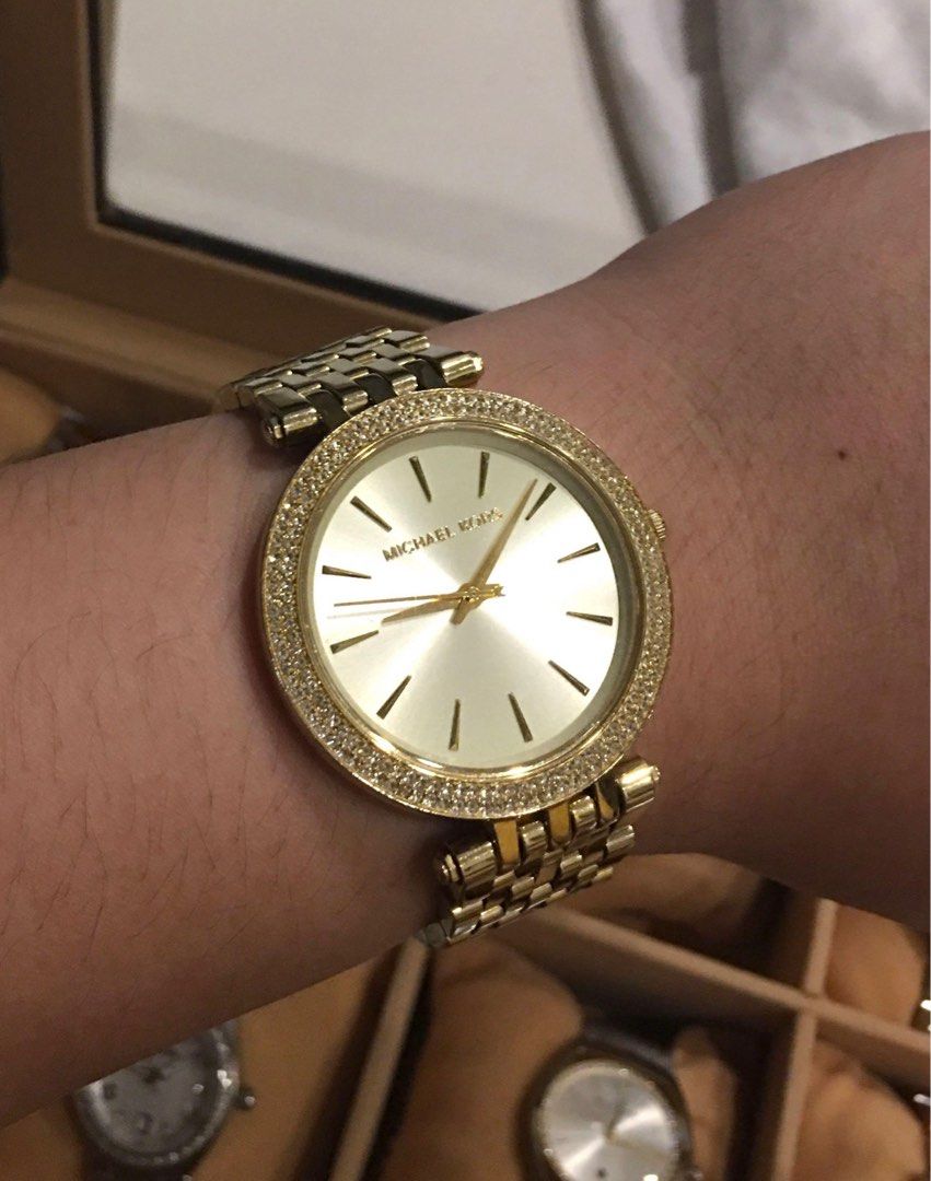 Michael kors hotsell darci watch gold