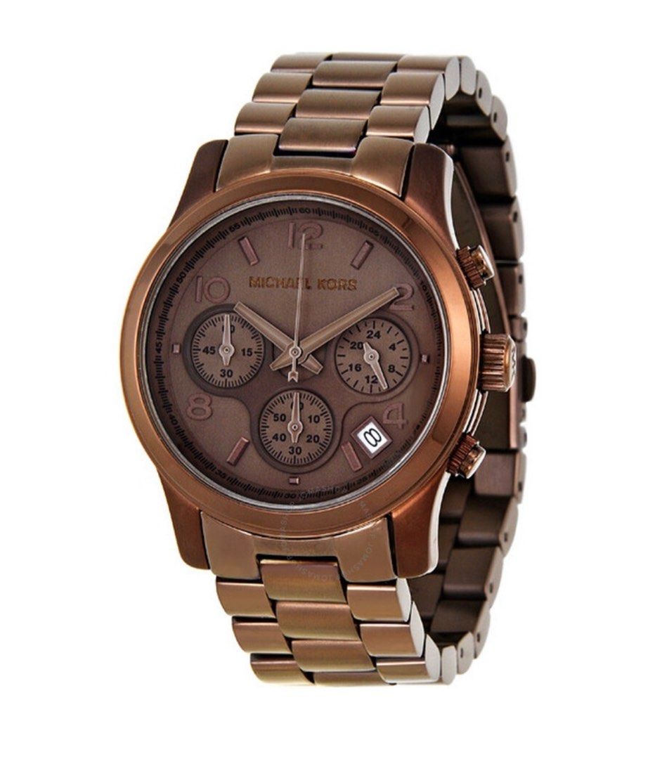 Michael Kors Watch Runway Brown Women s Fashion Watches Accessories Watches on Carousell