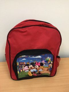 Mickey and Minnie Mouse backpack