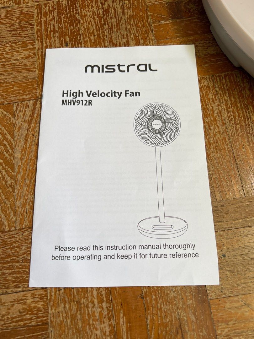 Mistral High Velocity Oscillating Pink Fan, Furniture & Home Living ...