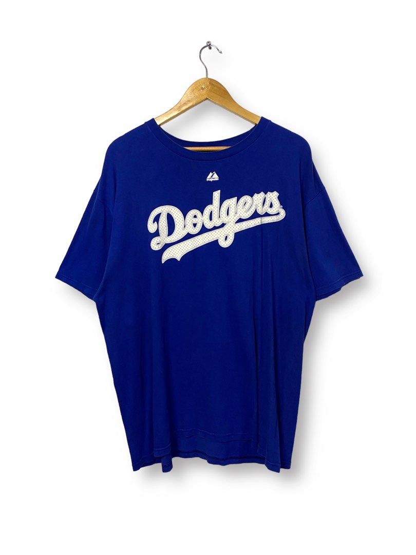 MLB KERSHAW Youth Brooklyn Dodgers Majestic Cool Base Player Jersey, Men's  Fashion, Tops & Sets, Tshirts & Polo Shirts on Carousell