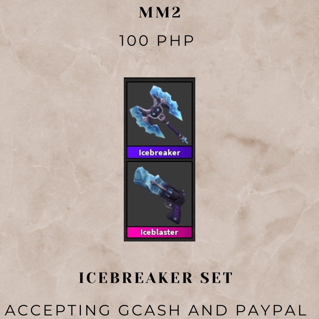MM2 Icebreaker set, Video Gaming, Gaming Accessories, InGame