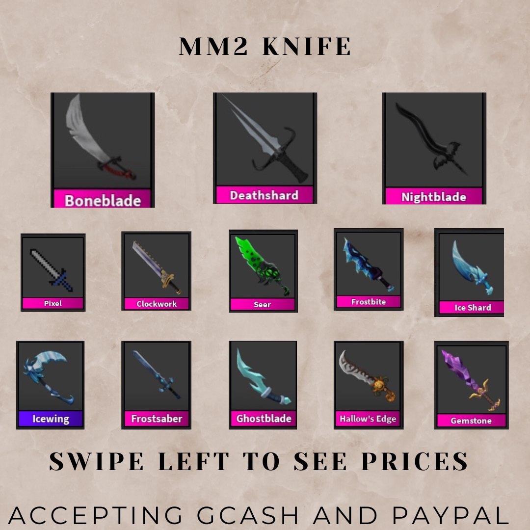 MM2 Knife on Carousell