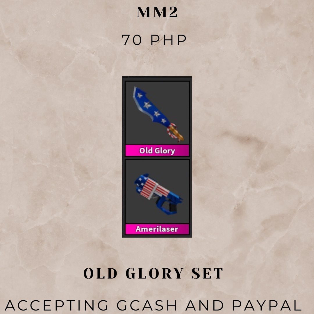 MM2 Old glory set on Carousell