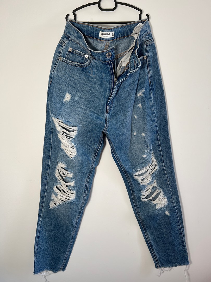 Ripped Mommy Jeans main image 1
