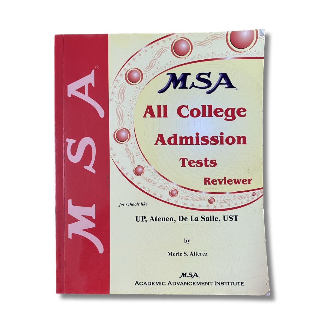 msa-college-admission-test-book-reviewer-hobbies-toys-books