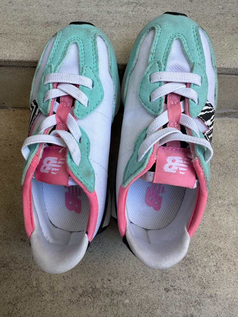 New Balance Kids shoes (with slight zebra print), Babies u0026 Kids, Babies u0026  Kids Fashion on Carousell