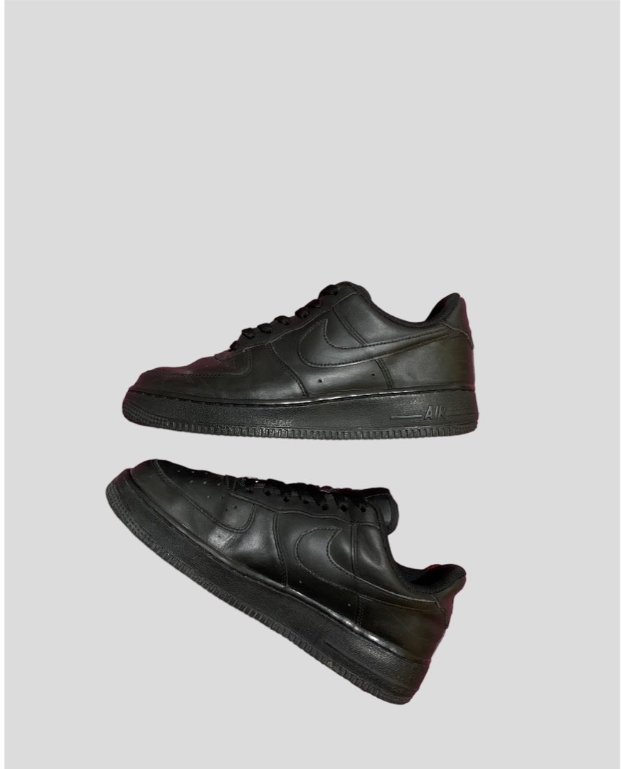 Nike AIr Force 1 Full Black on Carousell