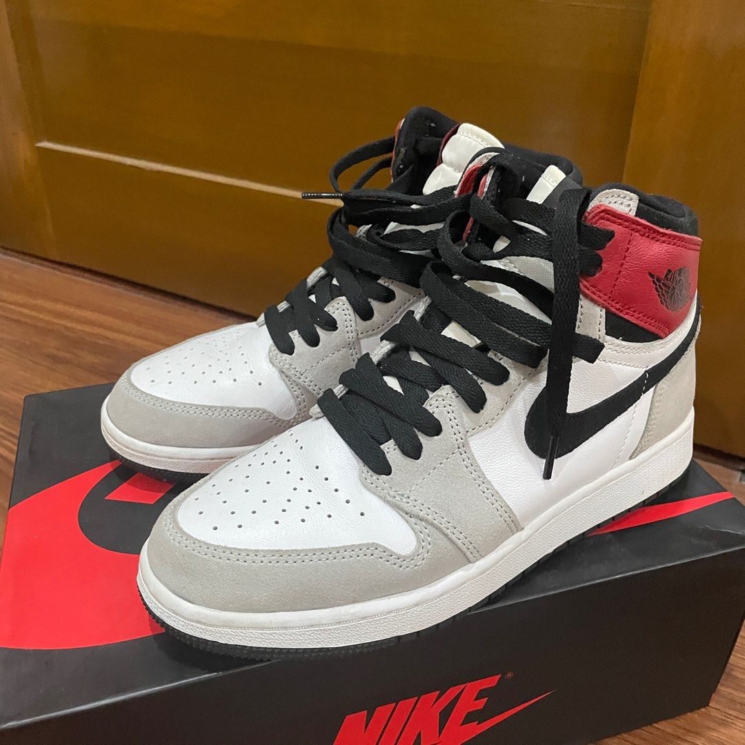 Jordan 1 grey red sales