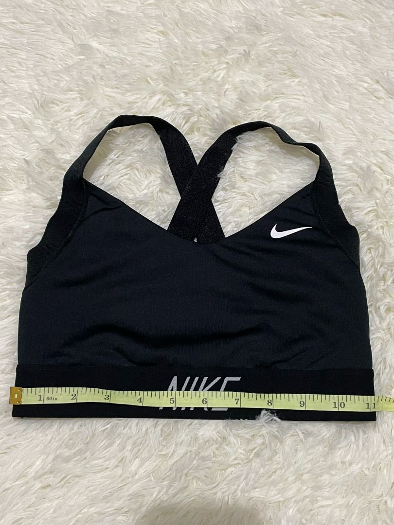 Nike Black Criss Cross Back Sports Bra Dri Fit (Fits to XS to Small