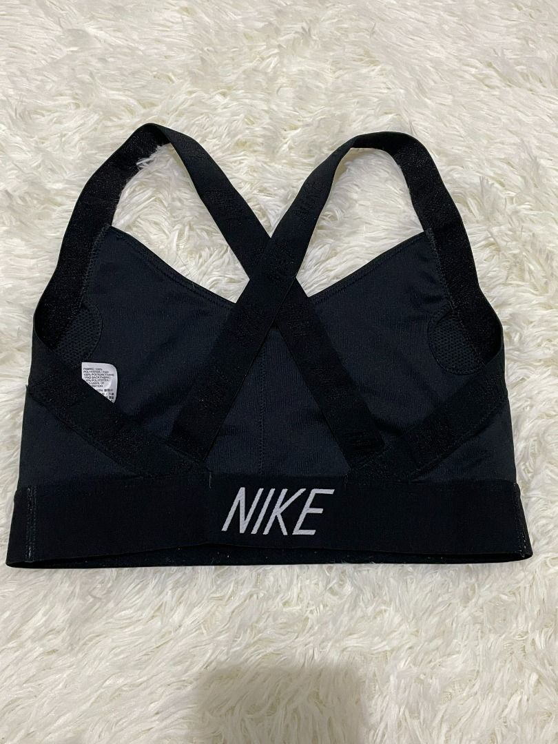 Nike Black Criss Cross Back Sports Bra Dri Fit (Fits to XS to Small