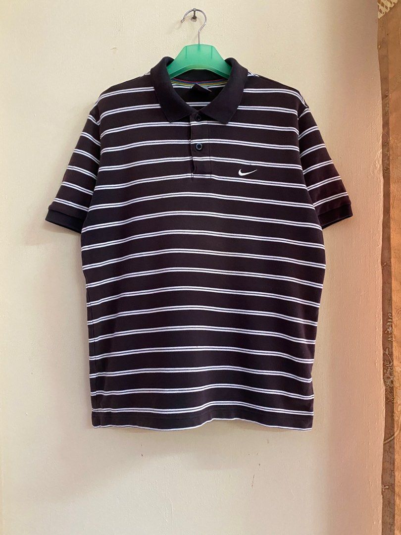 Nike store stripe polo