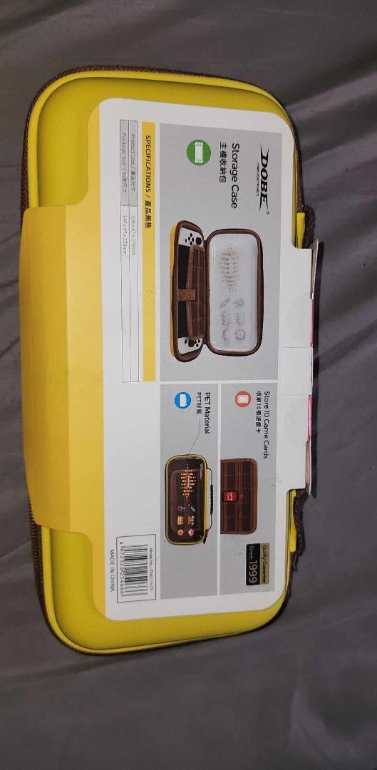 Nintendo Switch Dobe Storage Case (Category: Cases & Covers) located in Pasig City. Submitted by misterjrieta2 (Listing ID 1244911935, Image 2). Description: Nintendo Switch Dobe Storage Case unused 300 Scheduled Meetup/Shipping: can schedule meetup at Greenhills or Megamall. also can ship from Pasig, the buyer have to book it's preferred courier for shipping, payment via gcash/paymaya/bpi before booking..