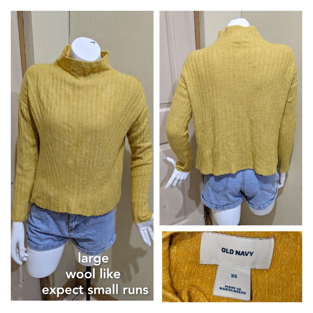 Old navy hotsell yellow sweater