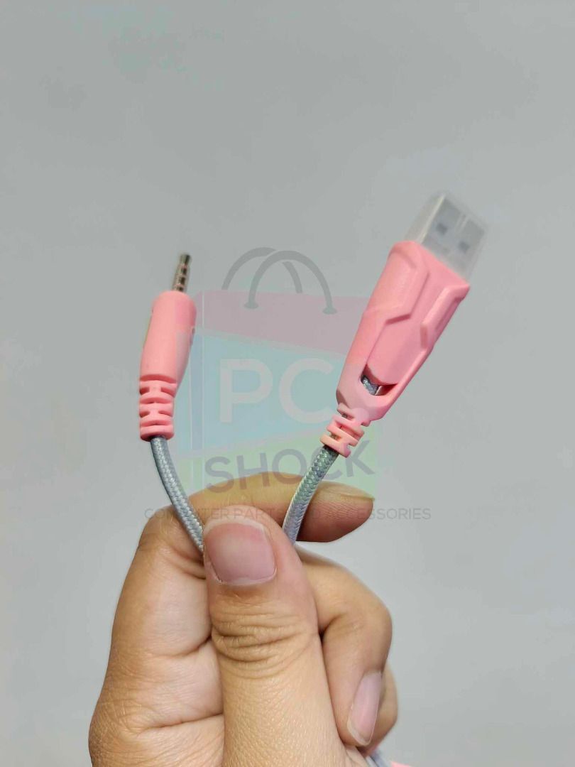 ONIKUMA K5 PRO GAMING AND NOISE CANCELLATION HEADSET (PINK), Audio