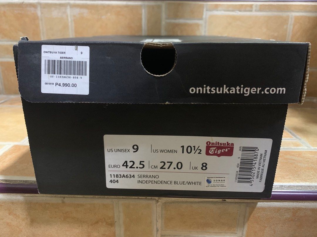 onitsuka tiger serrano independence blue