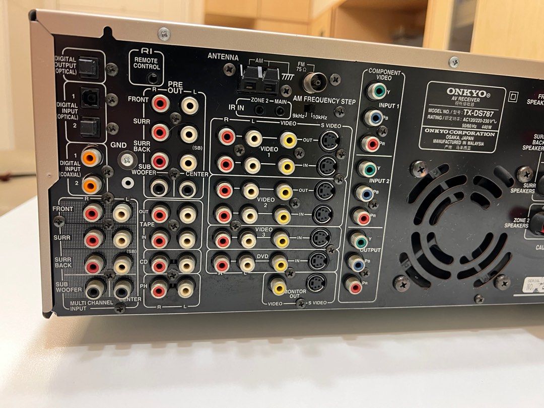 ONKYO AV receiver TXDS787, 音響器材, Soundbar、揚聲器、藍牙喇叭、耳擴 Carousell