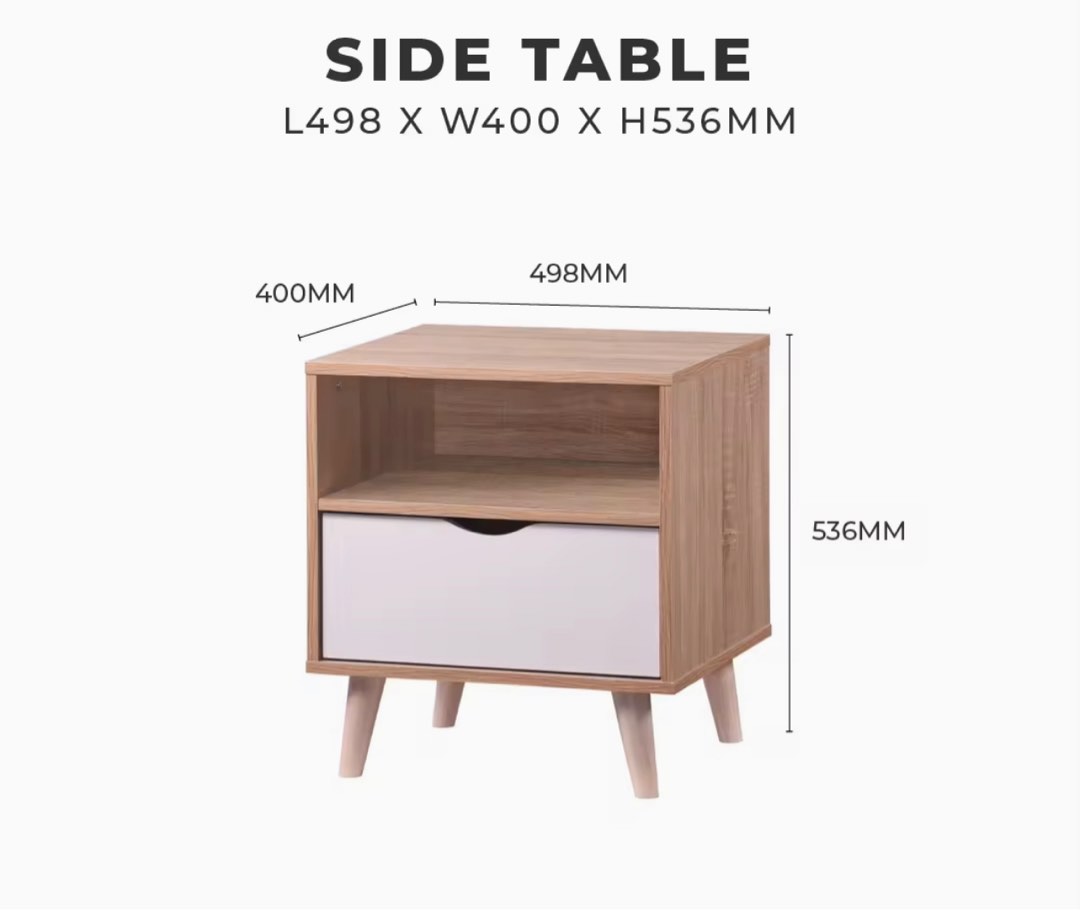 Oricia Side Table for bed/living room, Furniture & Home Living