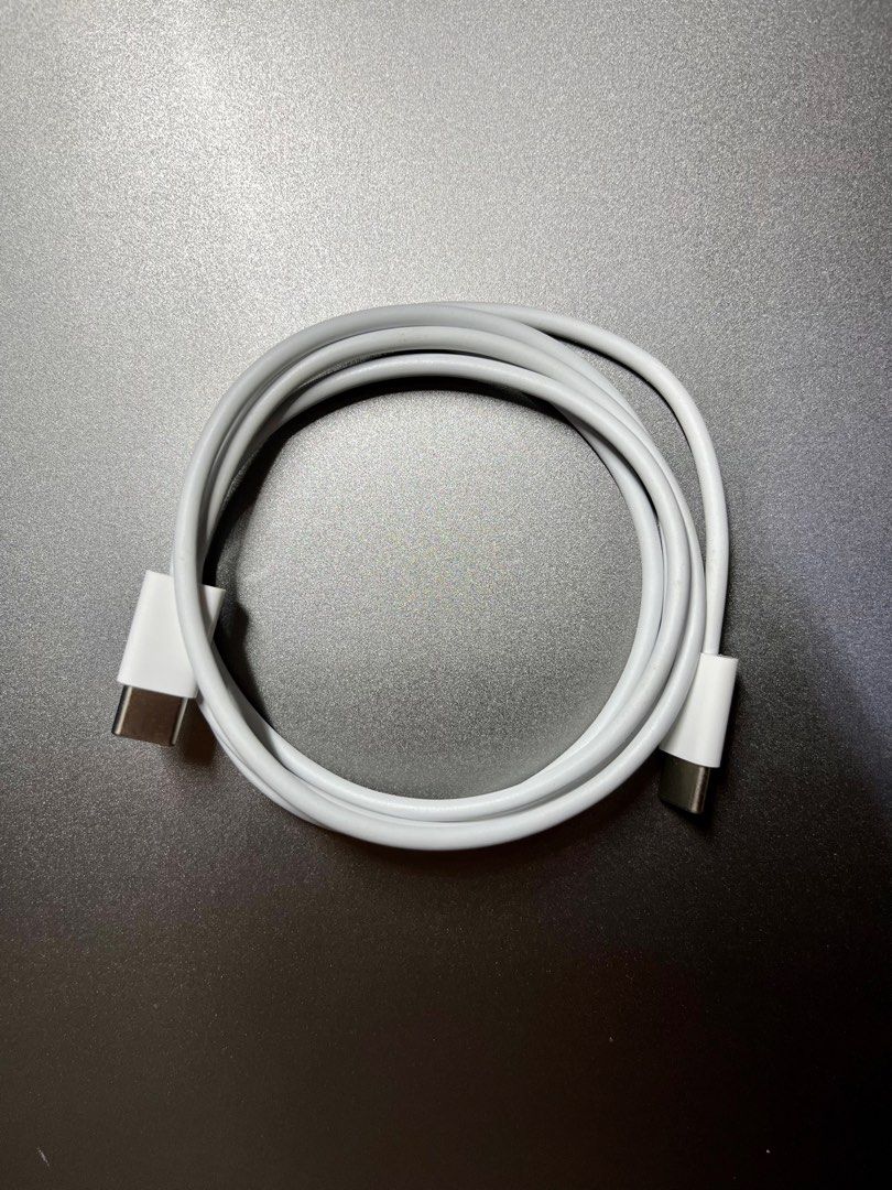 Original Apple USB-C Charge Cable (1m) (Category: Chargers & Cables) located in General Trias. Submitted by littlemisstriestosell (Listing ID 1101774858, Image 2). Description: - Original Apple USB-C Charge Cable (1m) - Bought in Beyond the Box - Opened already - RFS: Bought the wrong cable - Original price is 1,190 - Compatible with USB-C devices, including iPad Pro 11 inch, iPad Pro 12.9 inch (3rd generation) - Message me for details .