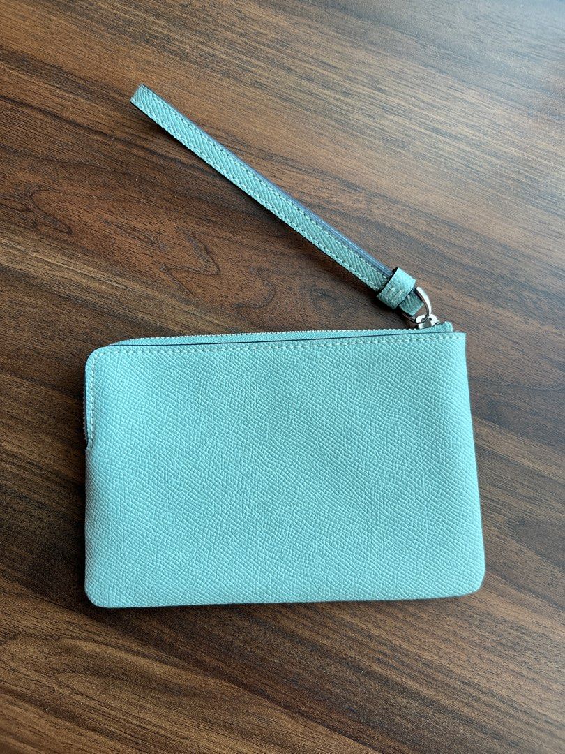 Teal sales coach wristlet