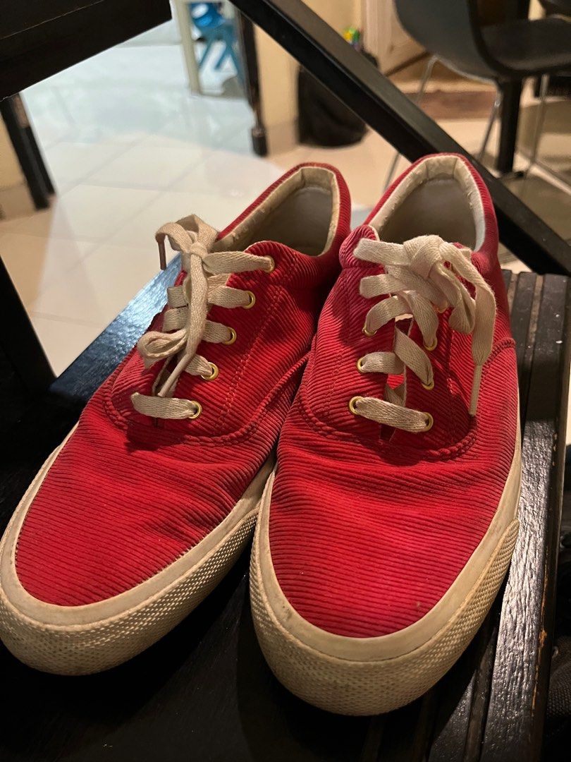 Original Keds red corduroy 40