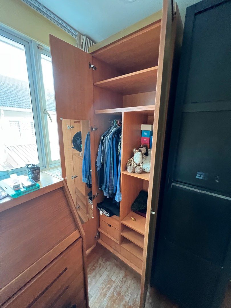 Picket & Rail Solid Wood Cupboard / Wardrobe, Furniture & Home Living