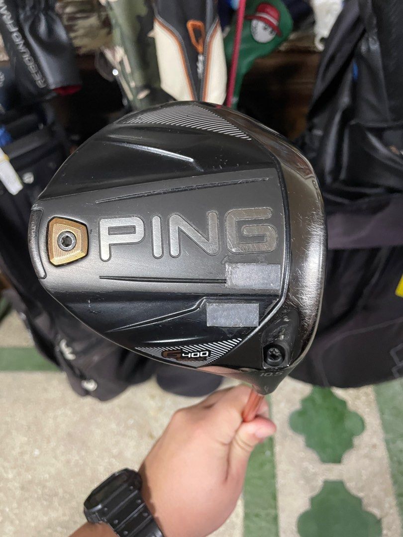 Ping g400 max driver (Category: Golf) located in Manila. Submitted by kyleramooos (Listing ID 1244981650, Image 1). Description: Ping g400 max driver 10.5 degrees loft adjustable Attas 50g stiff shaft Replacement hc only Can sell head or shaft only.