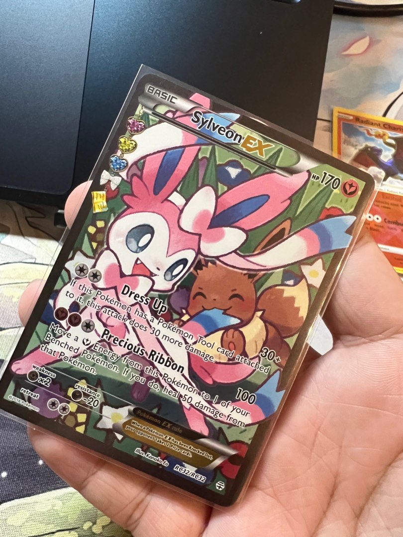Pokemon cards PTCG Sylveon EX Generations：Radiant Collection, Hobbies &  Toys, Toys & Games on Carousell