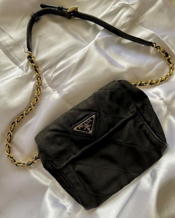 Prada quilted belt bag online
