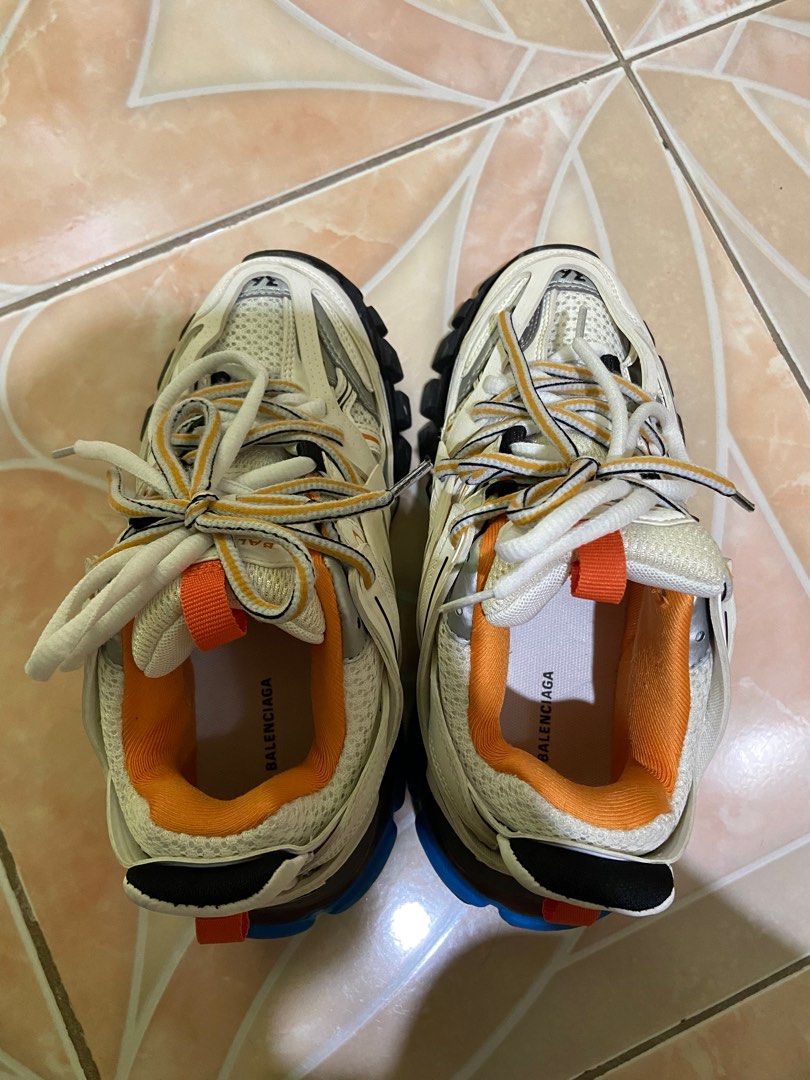 Balenciaga blanche et hot sale orange