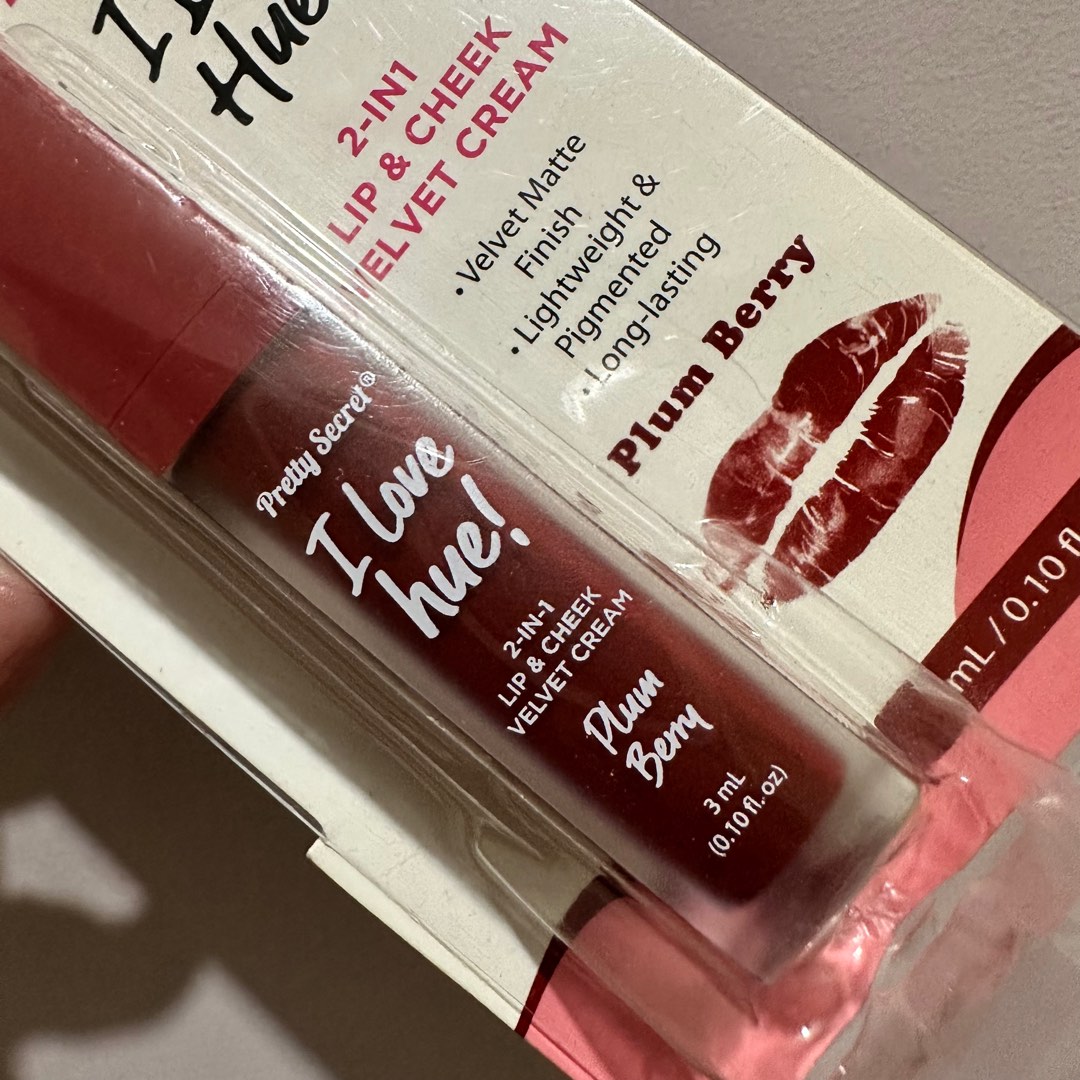 Pretty Secret Lip And Cheek Velvet Cream Plum Berry Beauty And Personal Care Face Makeup On Carousell 