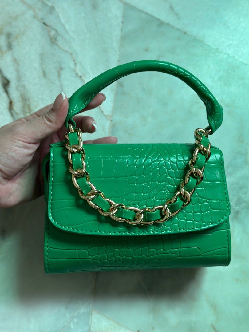 Primark green bag on sale