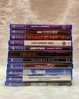 PS4 Games (Like New/Lightly Used)