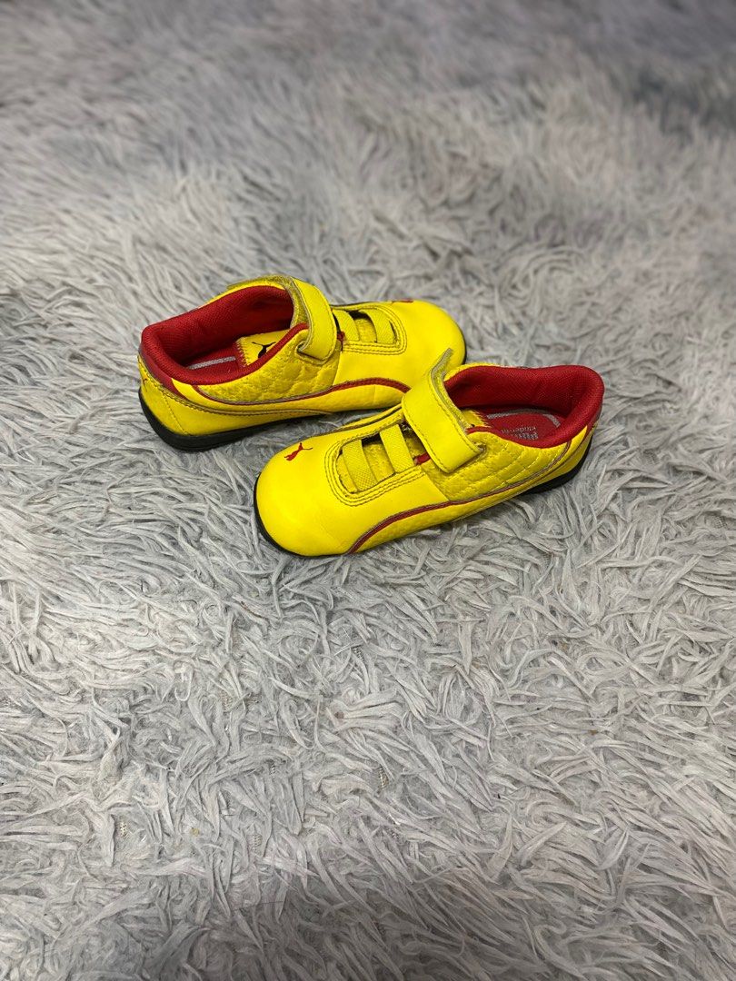 Puma ferrari shoes yellow kids store