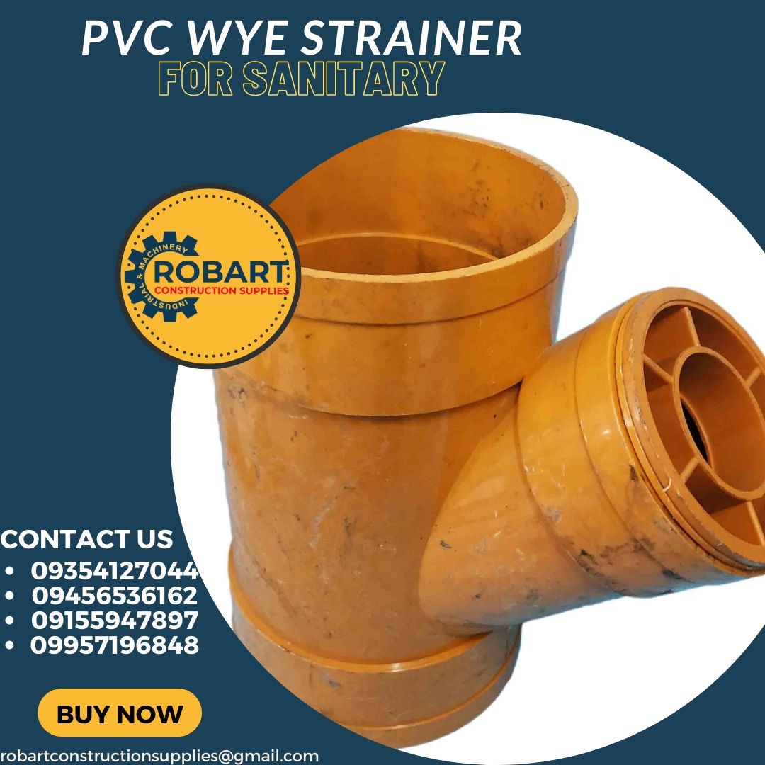 PVC WYE STRAINER FOR SANITARY, Commercial & Industrial, Construction