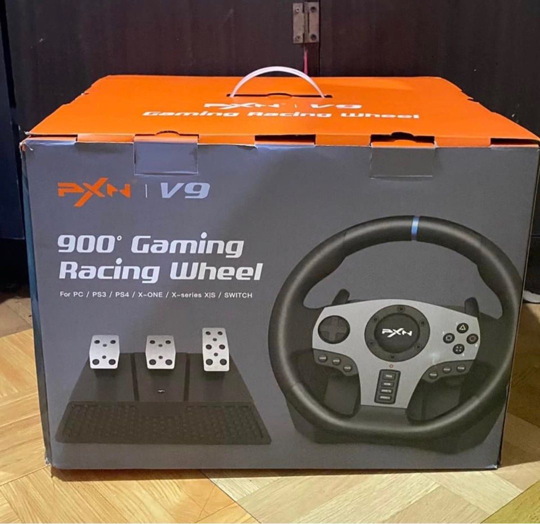 PXN V9 Gaming Racing Wheel, Video Gaming, Gaming Accessories