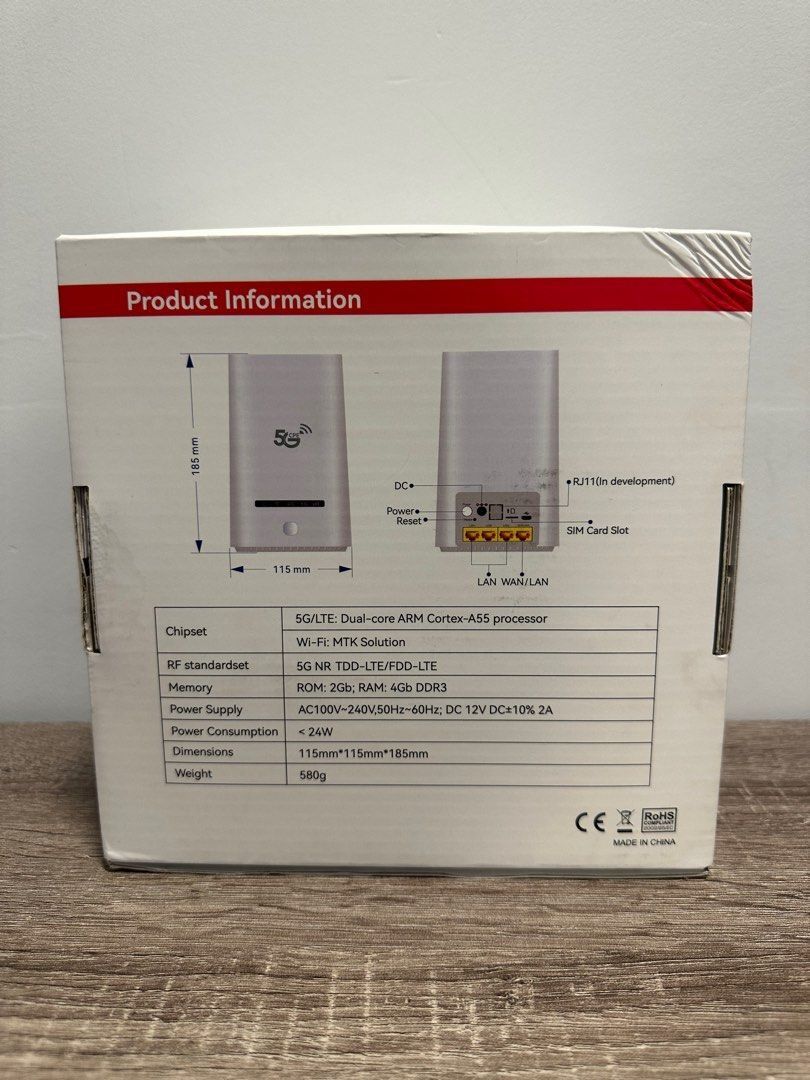 Quantum H188 5G Modem (Category: Networking) located in Manila. Submitted by sdfsolutions (Listing ID 1245016991, Image 3). Description: 5GCPE User Manual Thank you for choosing our 5G wireless data terminal products please read this manual carefully and keep it for backup after reading it. 5G CPEis a high-performance 5Gindoor data terminal that supports NR(SA&NSA)and LTE,converts cellular network data into WIFl and wired network port data.suppor