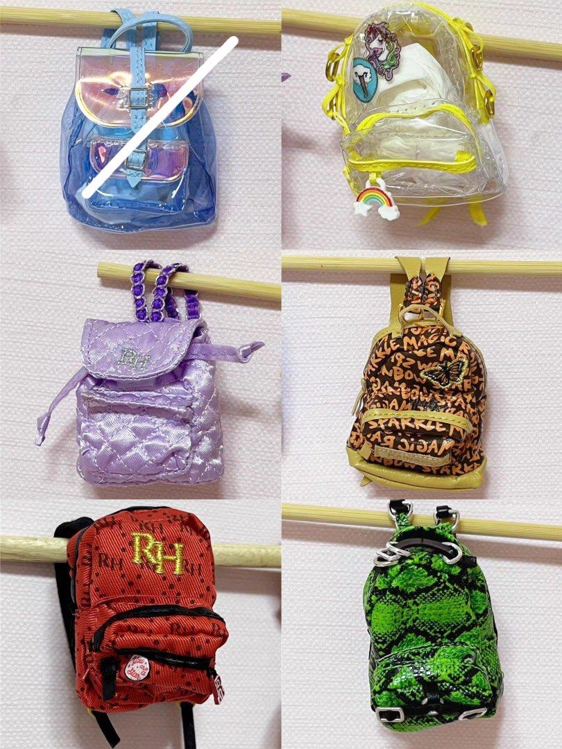 Barbie size backpack top