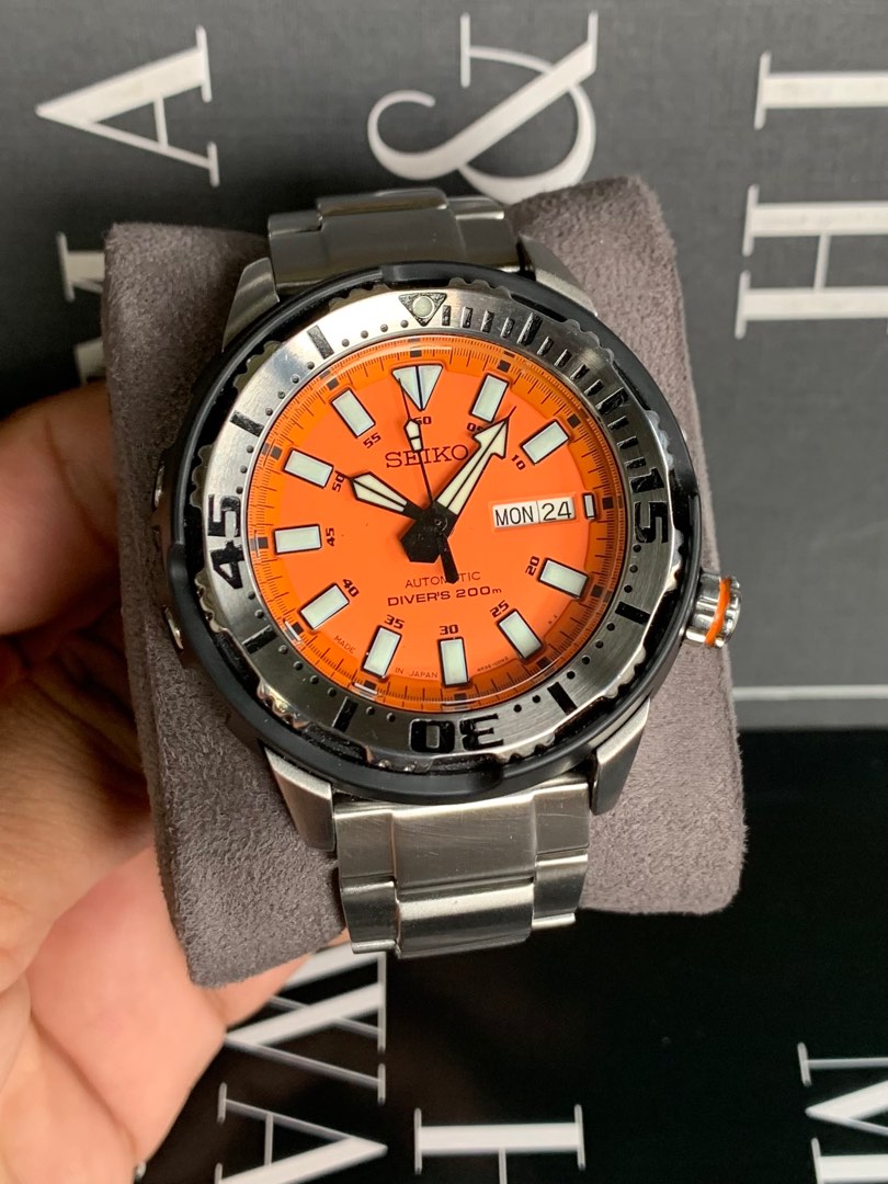 Seiko baby tuna best sale orange