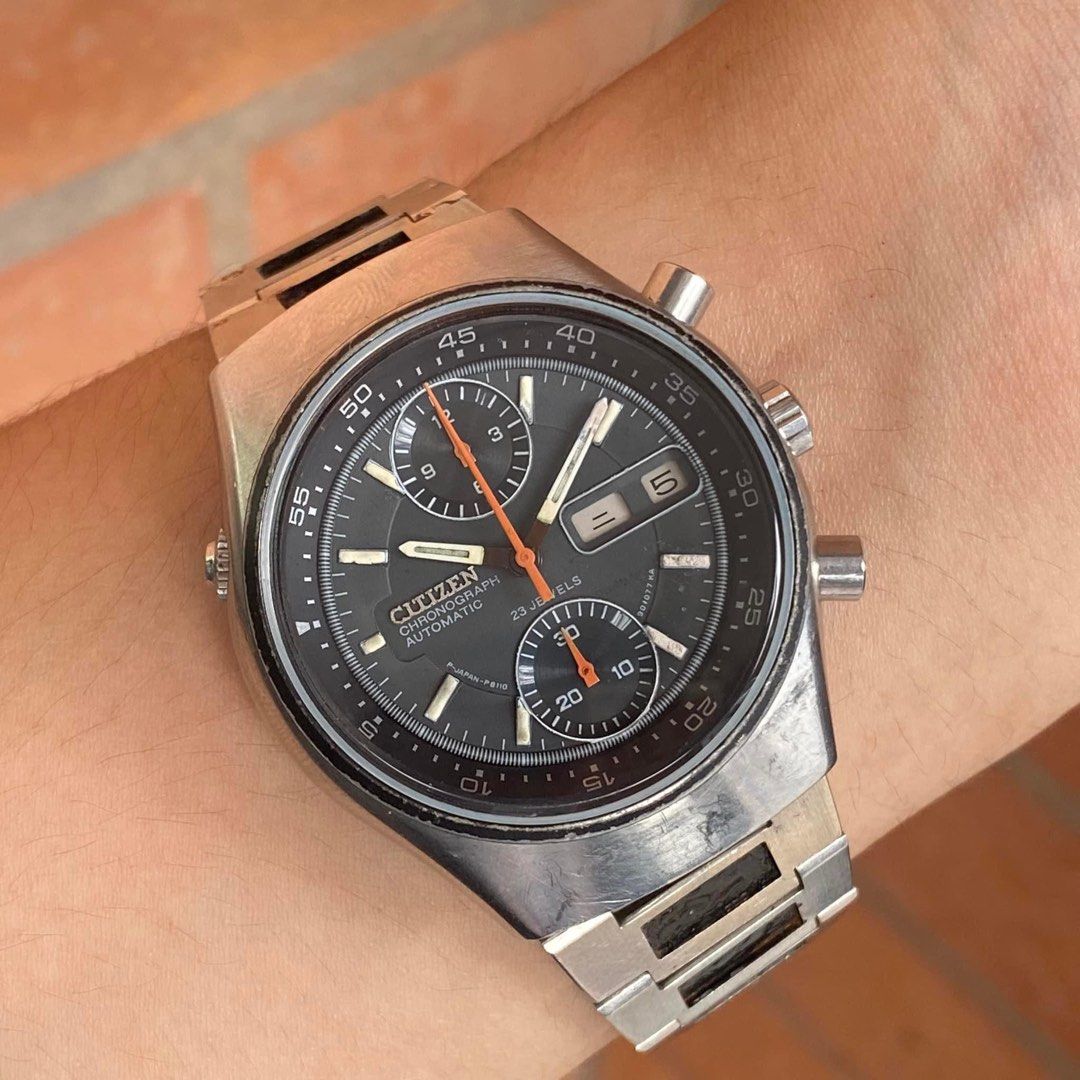 Rare Vintage Citizen Spyder Flyback Ref. 67 9119 Chronograph Watch