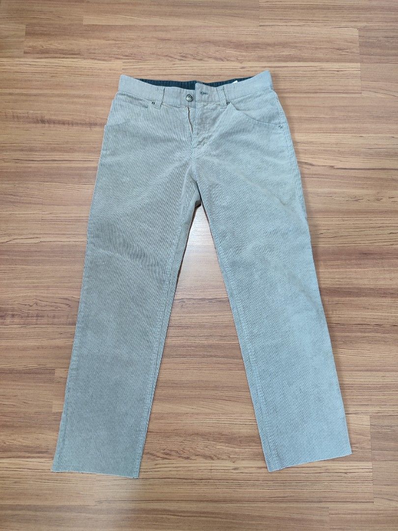 Light grey corduroy pants on sale