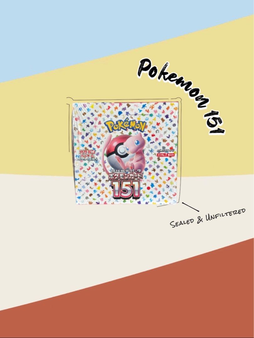 Pokemon Card Game TCG Booster Box SV2a - Pokemon Card 151