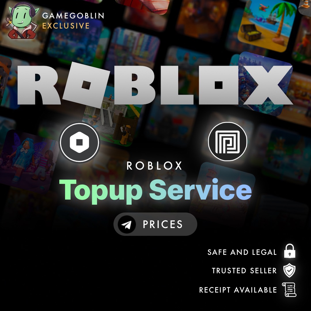 ROBLOX ROBUX TOPUP | Roblox topup | roblox | roblox robux | robux topup ...