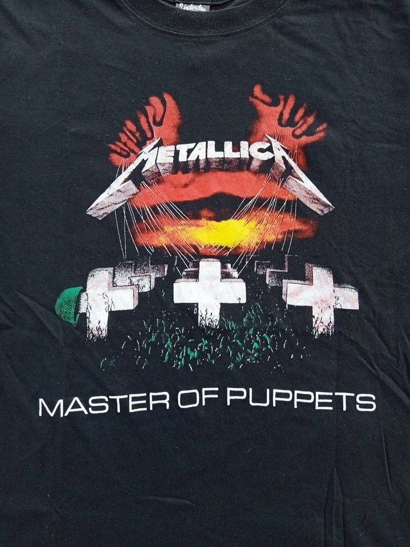 Rock band t shirt Metallica Master of Puppets Damage Inc Tour
