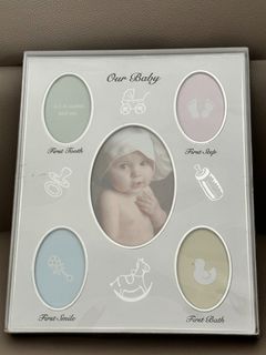 Rustans Baby Firsts Touch Step Smile Bath Picture Frame