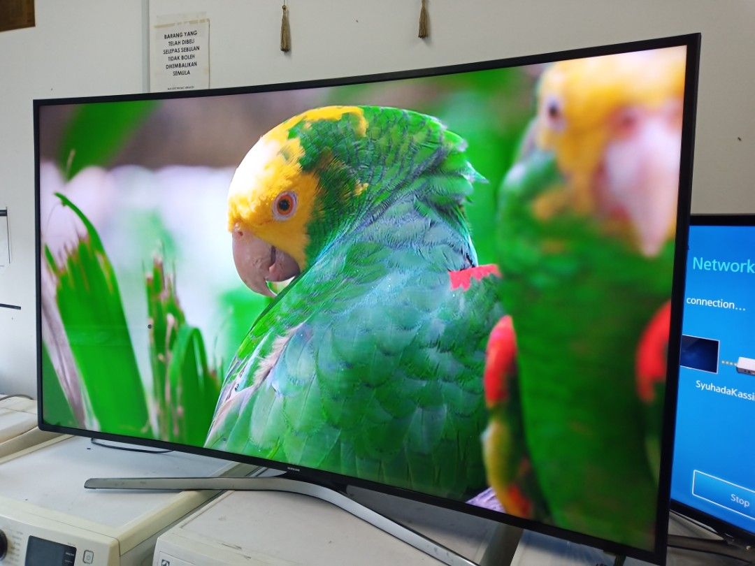 SAMSUNG 65 Inch Curved 4K Smart Tv, TV & Home Appliances, TV