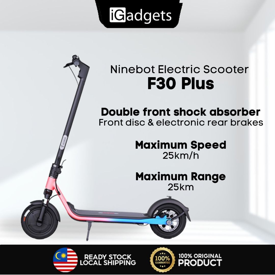 Segway Ninebot F30 Plus Scooter Electronic [China Version], Sports