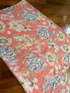 Sheer Pink Orange uniqlo British style scarf